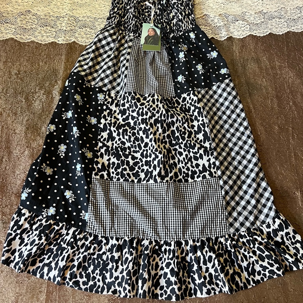 Sandy Liang Poplin patchwork Dress - Picture 4 of 11